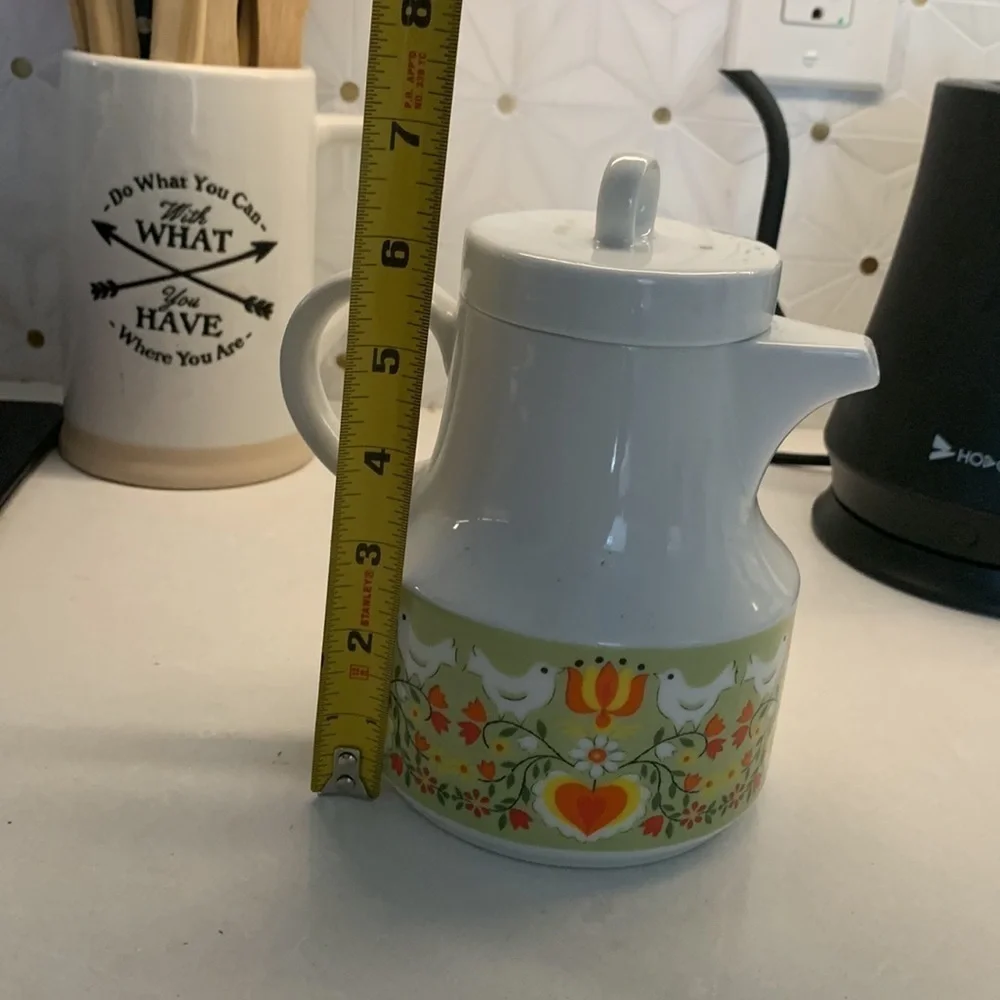 VINTAGE Bird Capistrano Japan 60s 70s Coffee Tea Pot